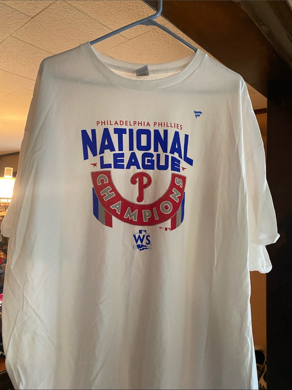 Gildan White Philadelphia Phillies National League Champions Tee